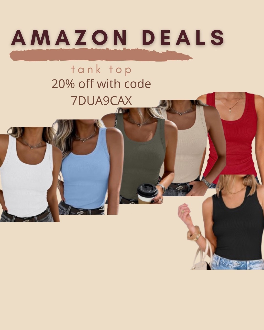 $7-$10 ends 5/1

Amazon fashion
Amazon deals
Tank top
Basic tank


#LTKSaleAlert