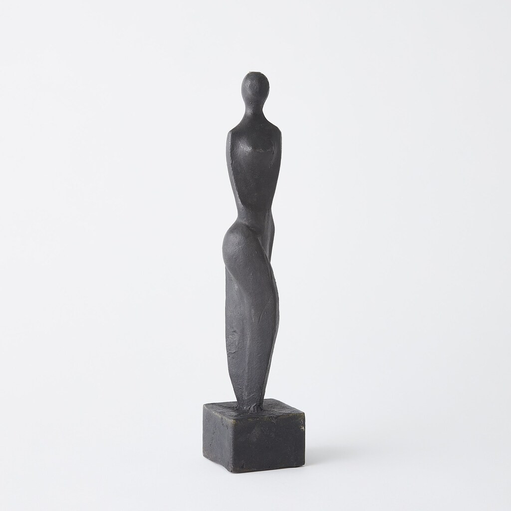 Female Sculpture In Brown | 1stopbedrooms