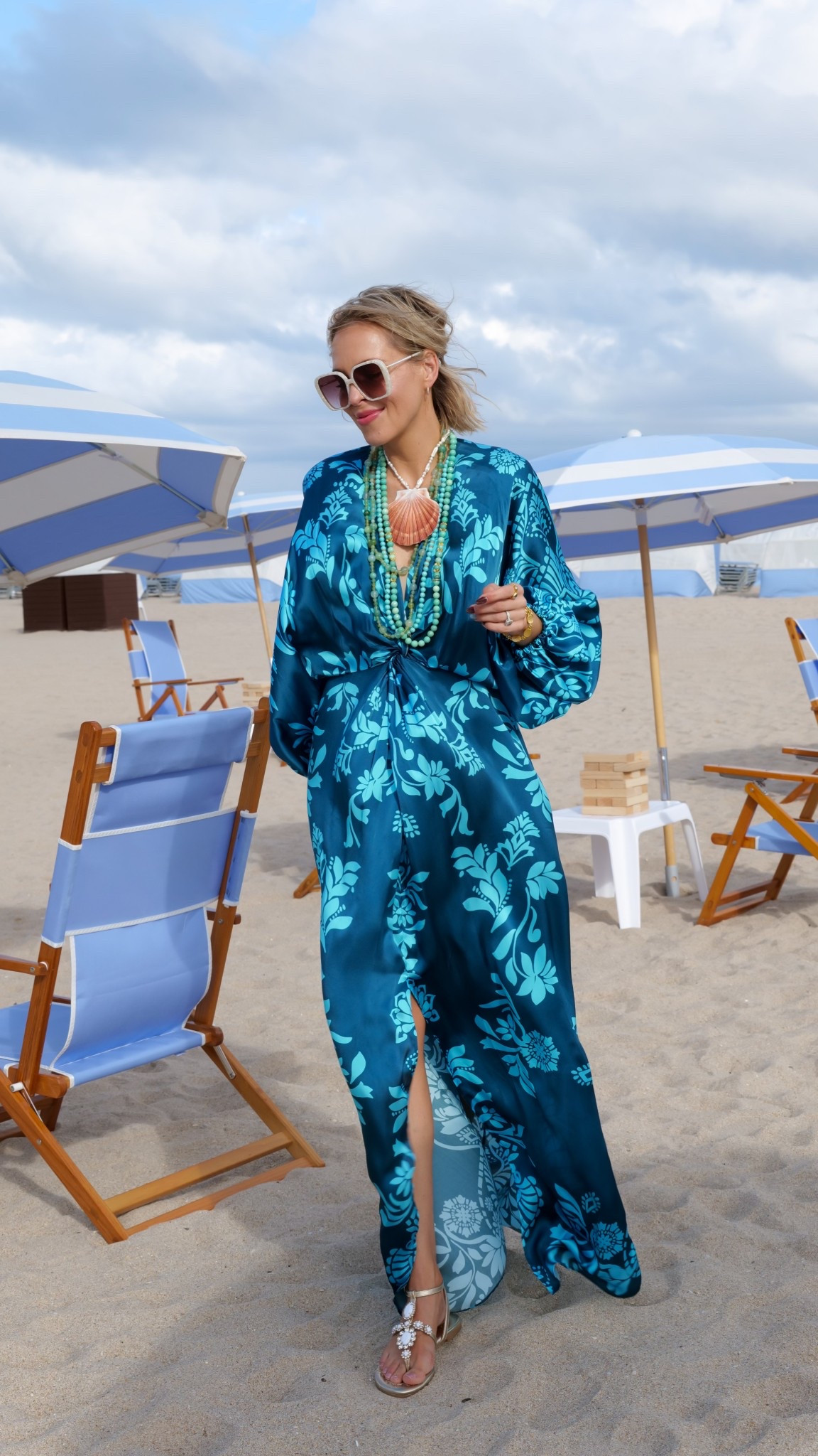 Resort blues & seashell accents 

#LTKSeasonal #LTKTravel #LTKOver40