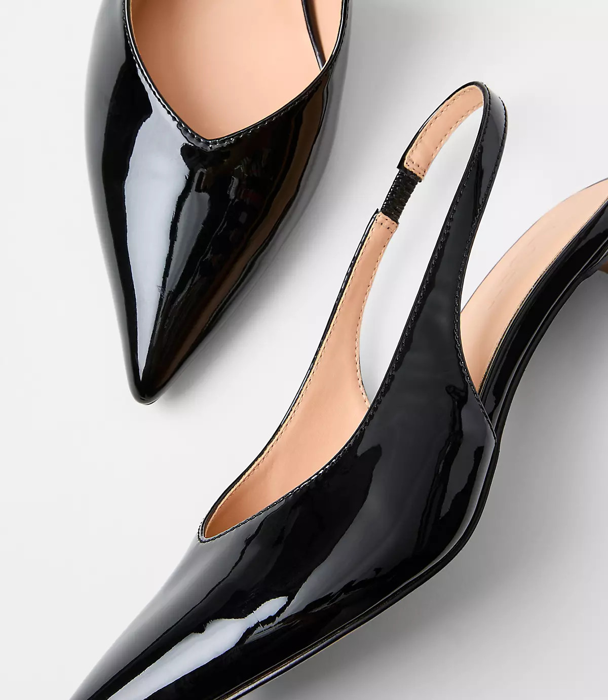 Patent Slingback Kitten Heels | LOFT