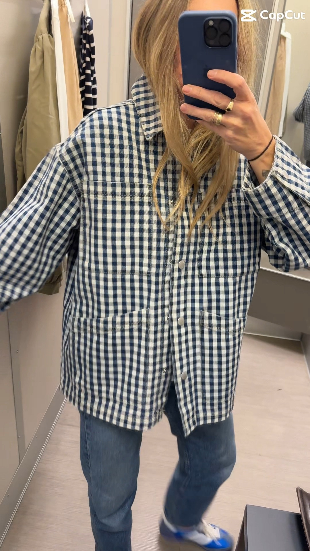 New arrivals on Target.com this morning including this perfect gingham barn jacket! 