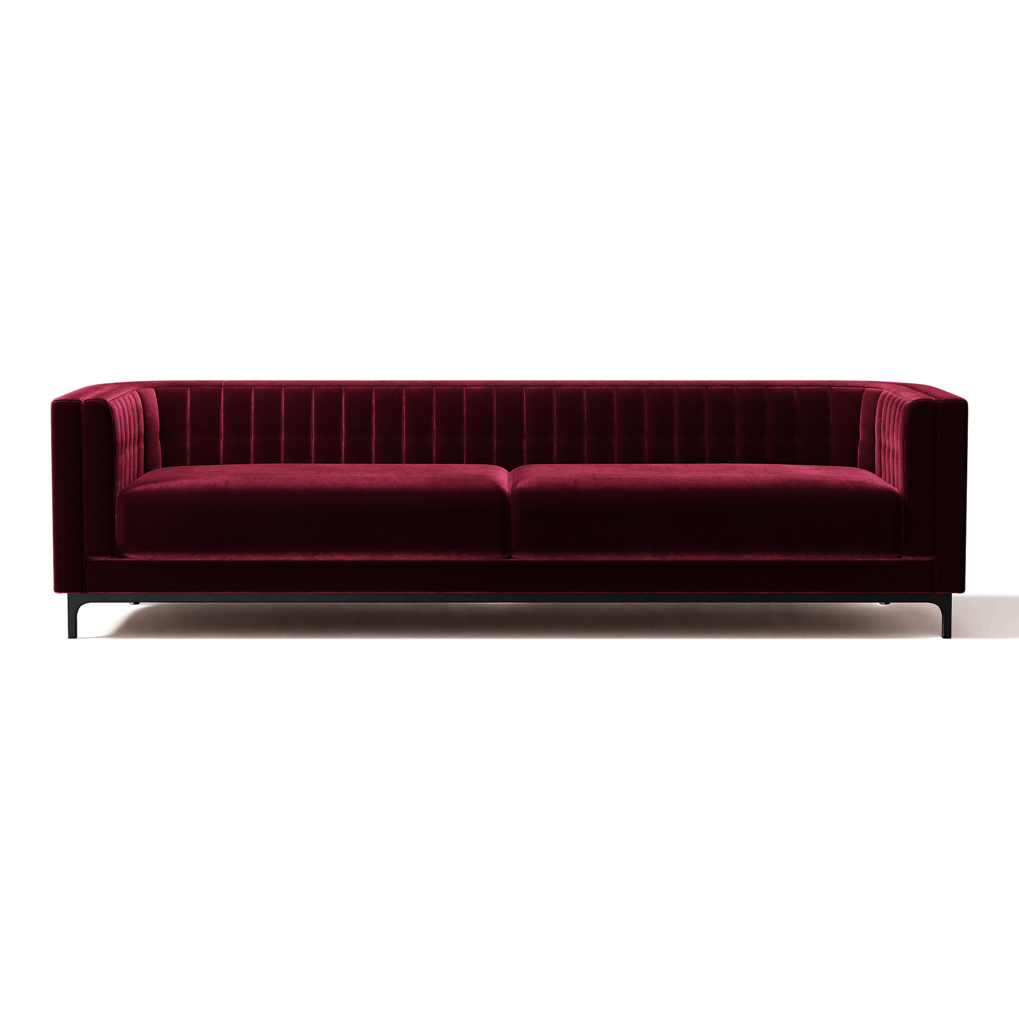 Ambroise 104.75" Amber Velvet Sofa + Reviews | CB2 | CB2