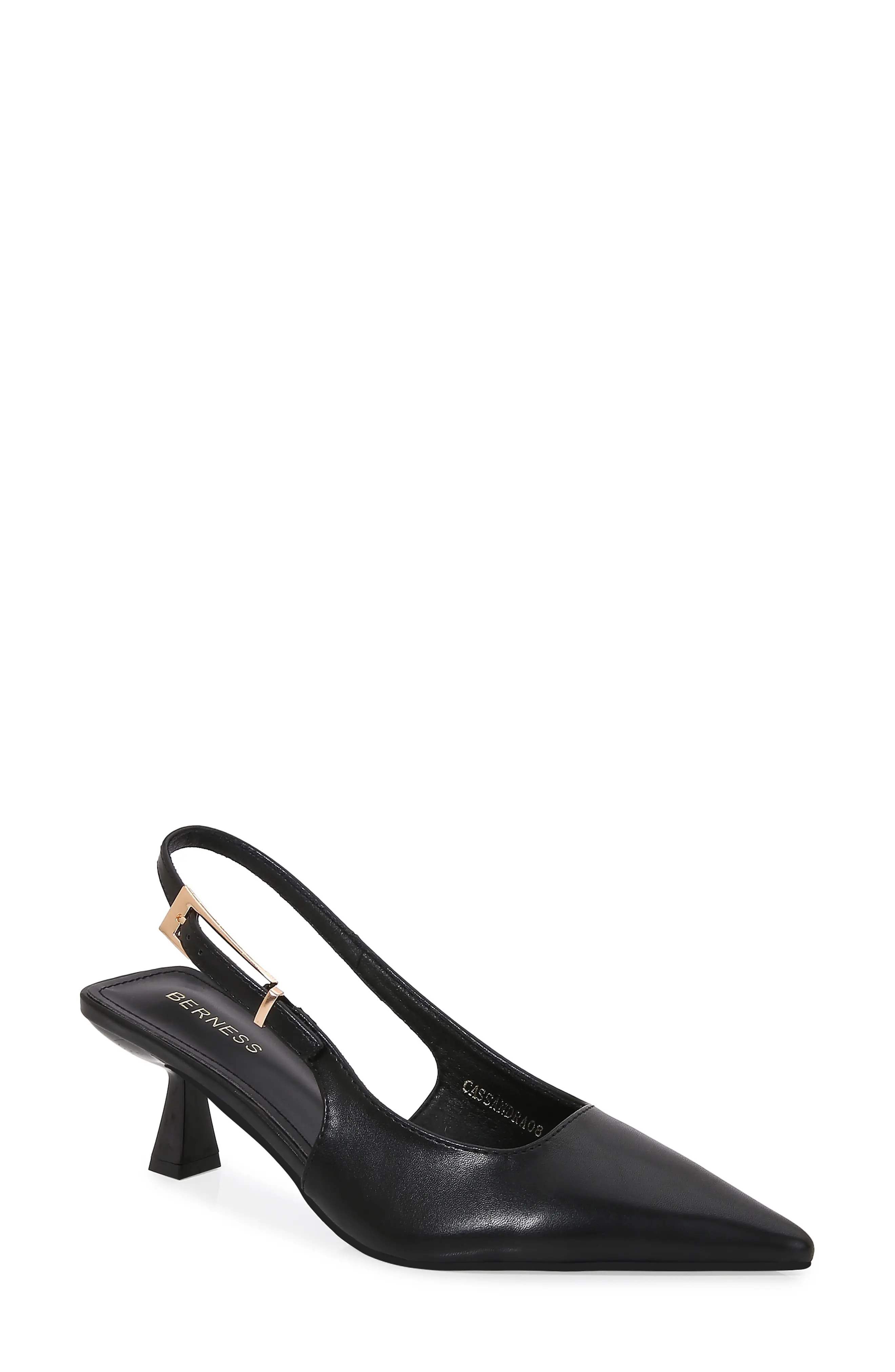 BERNESS Cassandra Slingback Kitten Heel Pump (Women) | Nordstromrack | Nordstrom Rack