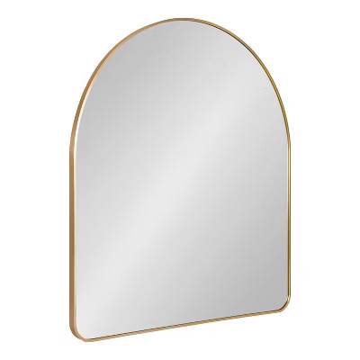 Kate and Laurel Zayda Metal Arch Mirror, 32x36, Gold | Target