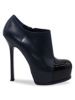 Yves Saint Laurent Tribute Platform Ankle Boots In Navy Blue Calf Leather Heels Pumps | Saks Fifth Avenue OFF 5TH (Pmt risk)