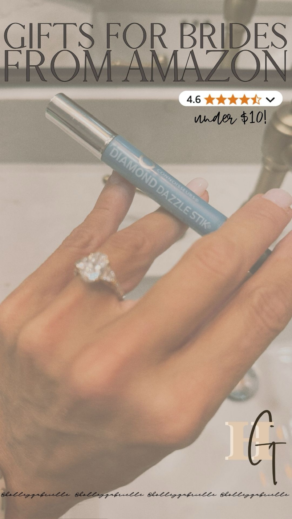 Gift ideas for brides to be🤍💫💍 Amazon Diamond brush cleaner makes it sparkle like it came from the jeweler!! Under $10!!🫶

bridal / wedding gift / bride to be / bachelorette party / diamond ring dazzler / Holley Gabrielle 

#LTKWedding #LTKBeauty #LTKFindsUnder50