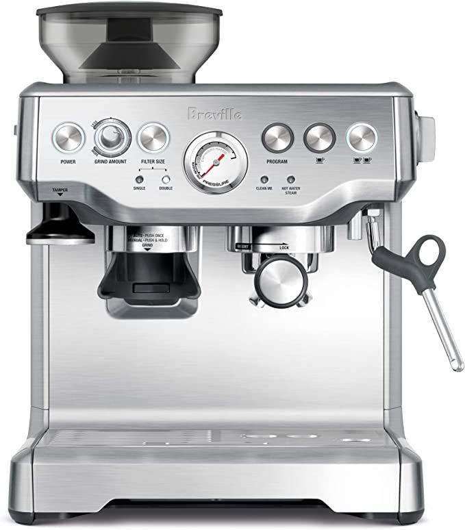 Breville BES870XL Barista Express Espresso Machine, Large, Stainless Steel | Amazon (US)