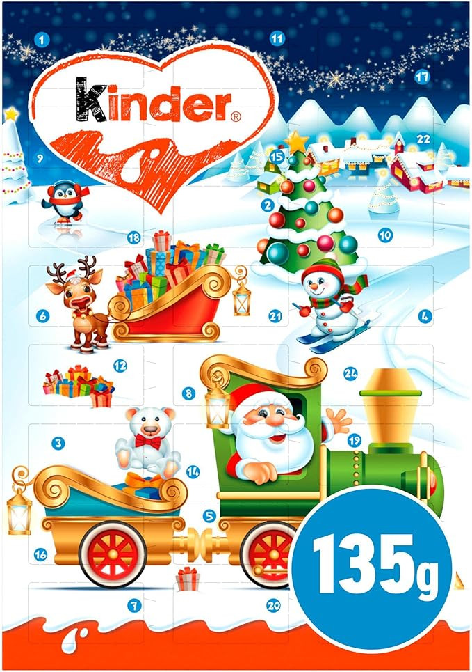 Kinder Chocolate Advent Calendar 135g | Amazon (US)