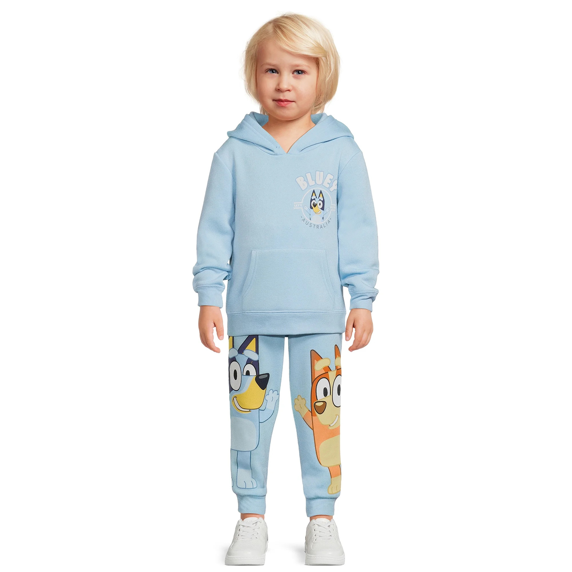 Bluey Toddler Boy Fleece Hoodie and Joggers Set, 2-Piece, Sizes 2T-5T | Walmart (US)