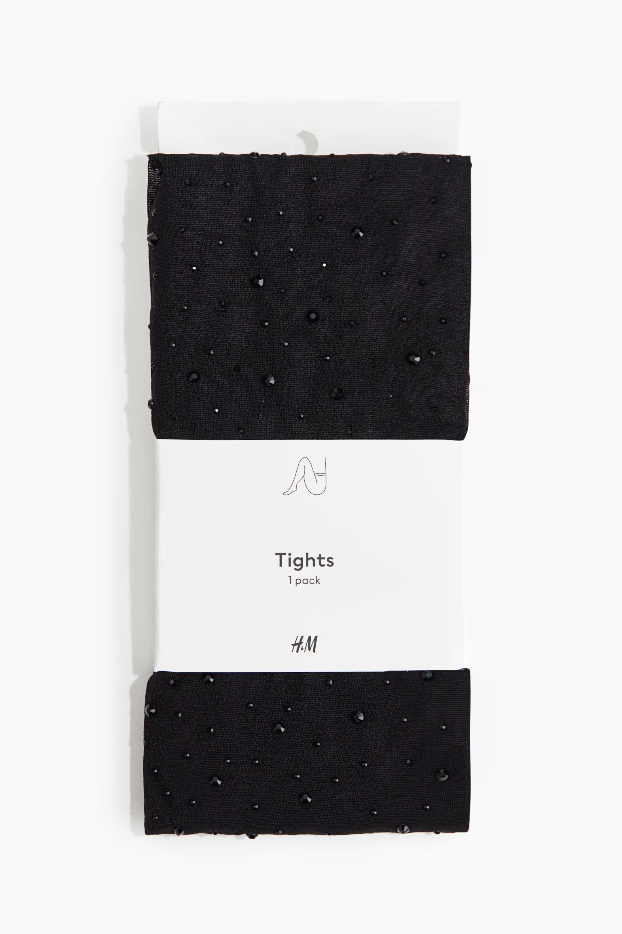 Rhinestone-Embellished Tights | H&M (US + CA)
