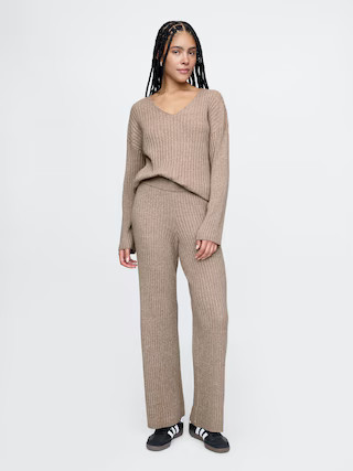 CashSoft Wide Rib Sweater Pants | Gap (US)