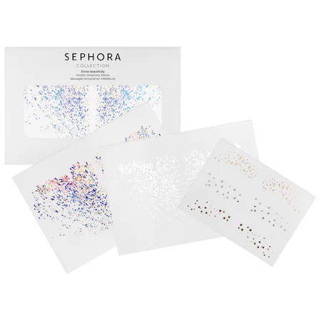 SEPHORA COLLECTION Shine Beautifully Metallic Temporary Tattoos 3 Sheets | Sephora (US)