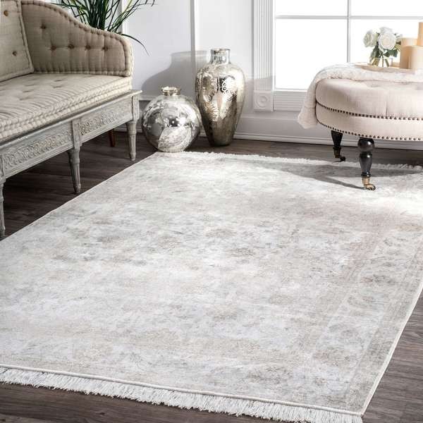 Gracewood Hollow Mokeddem Vintage-style Floral Fringed Area Rug | Bed Bath & Beyond