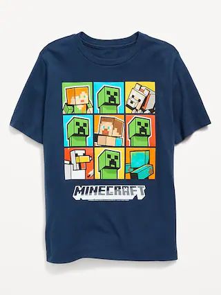 Minecraft&#x2122; Gender-Neutral Graphic T-Shirt for Kids | Old Navy (US)