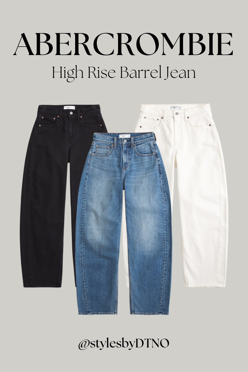 New barrel leg jeans are available for pre order at Abercrombie & Fitch!! Sizes are already selling out so be quick (curve love options are listed below)

Tags: New Arrivals, Best Sellers, Spring Fashion, Abercrombie Denim, Wardrobe Essentials, Outfit Ideas, Stylist Picks, Under $100, Fashion Finds 2026, Back In Stock,

#LTKSeasonal #LTKootd