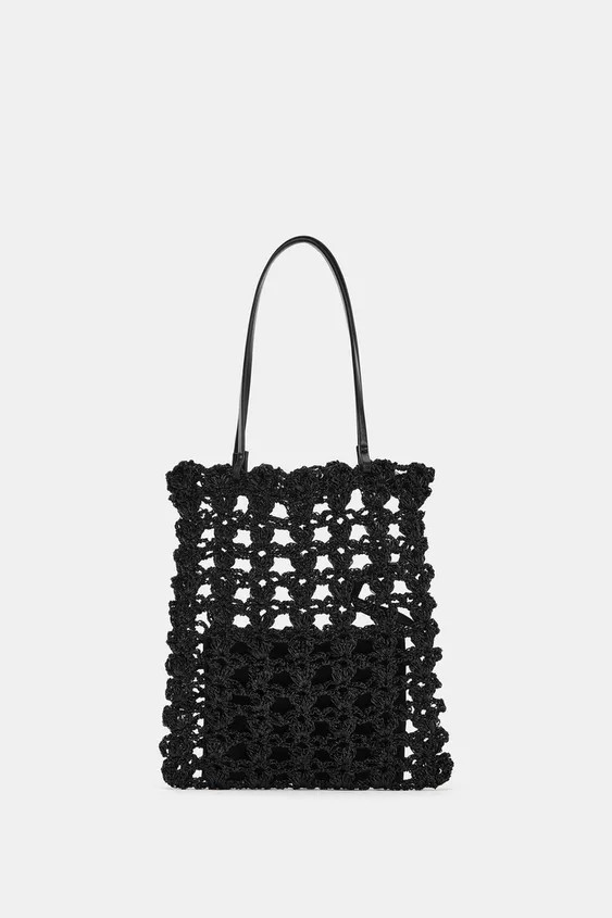 CROCHET MINI TOTE | Zara Canada
