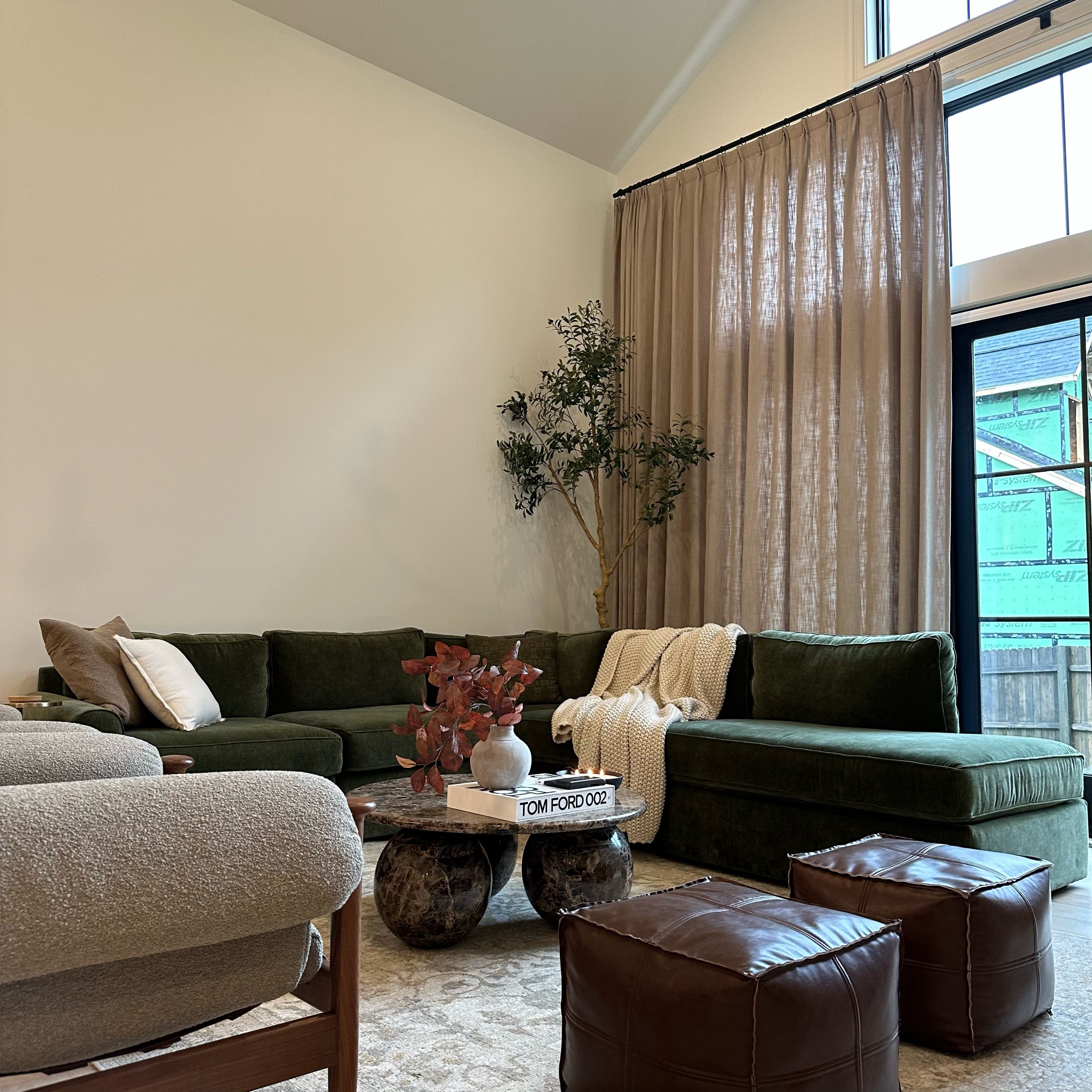 Cozy earthy organic living room. Perfect rainy day spot 🌧️ 

#LTKhome