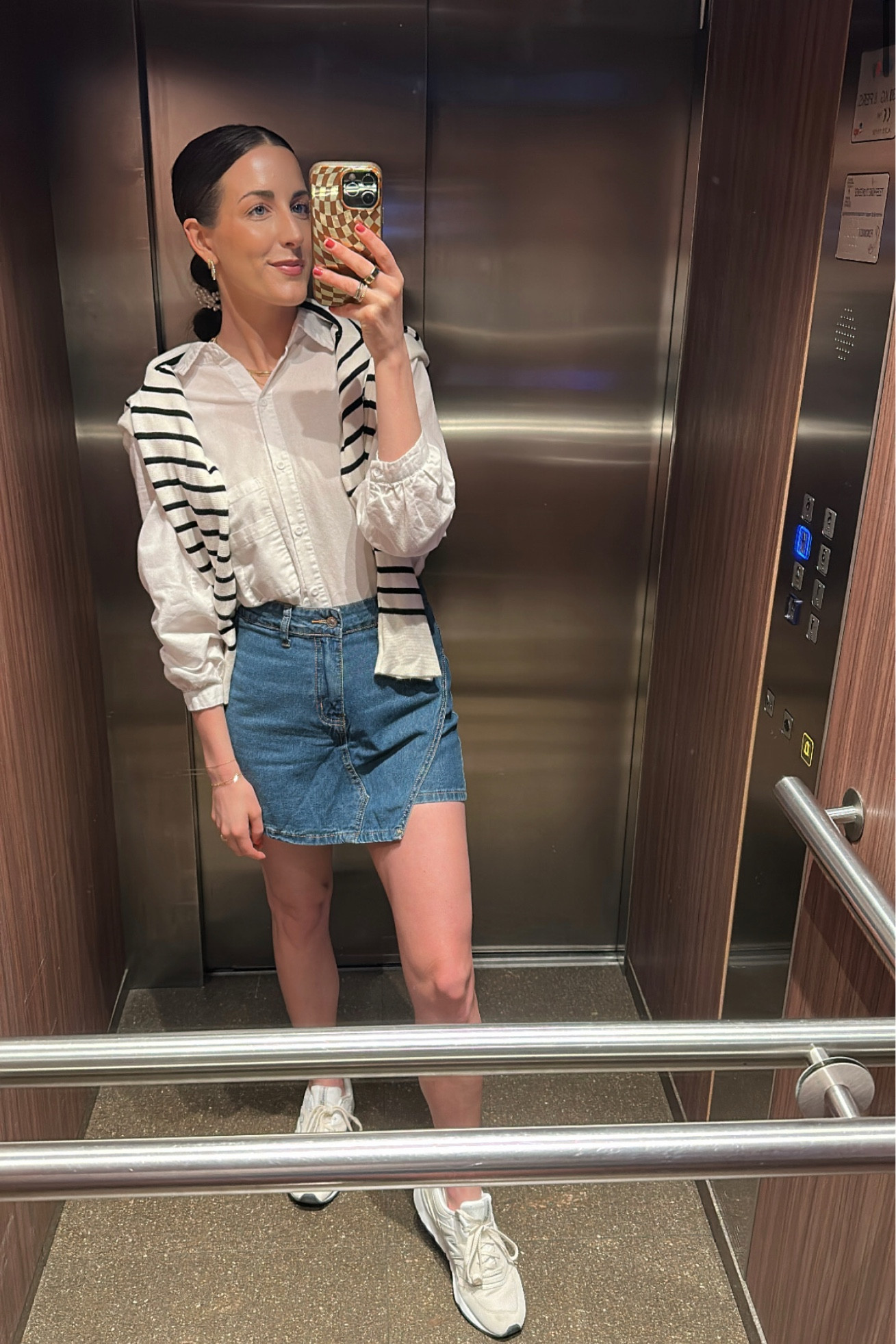 Amazon Summer Abroad Looks: Summertime means vacations and trips abroad! Amazon has a great selection of trendy fashion items including striped pullover sweaters, white button down shirt for summer, jean skorts, jean skirts, trendy & comfortable sneakers, chunky gold jewelry, and accessories! Perfect for your summer trip abroad, or just casual summer style. Summer outfit, Europe travel outfit, summer fashion, travel fashion.   I’m 5’4.5 for reference!

#LTKtravel #LTKeurope #LTKstyletip