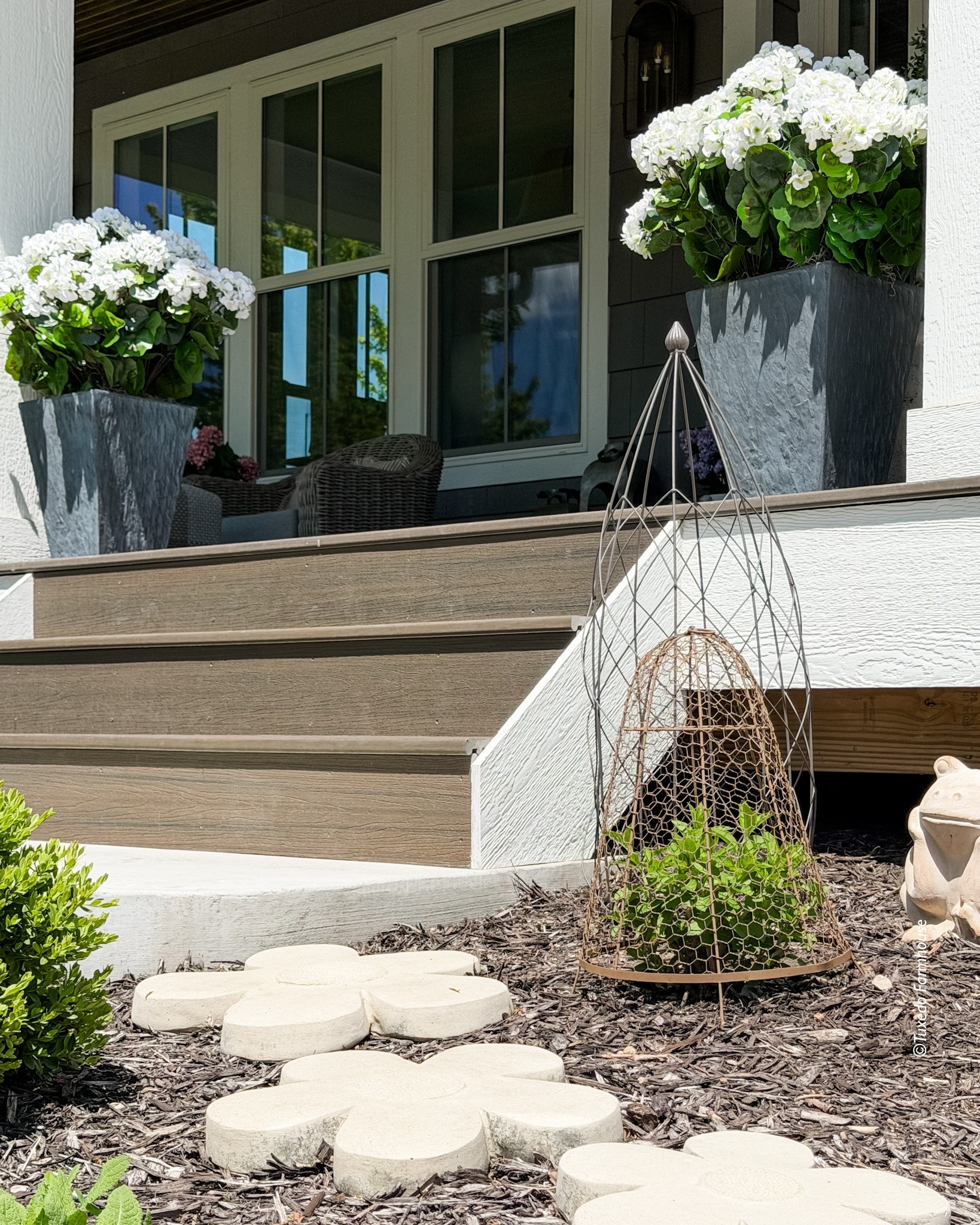 I love my flower shaped concrete stepping stones! They work create for creating a stepping path, but also just as garden decor. Additional colors available. 

 #LTKSeasonal #LTKHome #LTKSaleAlert