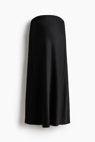 H & M - MAMA Satin Slip Skirt - Black | H&M (US + CA)