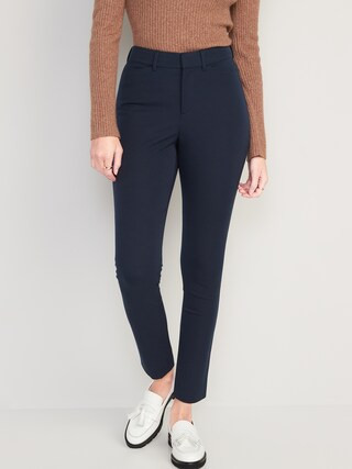 Curvy High-Waisted Pixie Skinny Ankle Pants | Old Navy (CA)