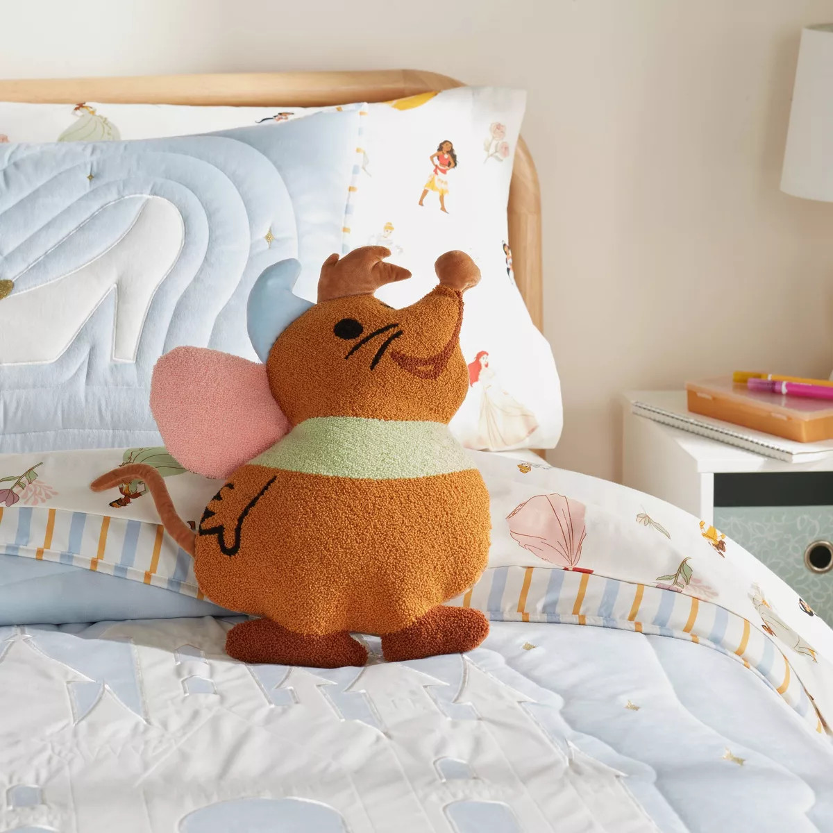 Princess Cinderella Sidekick GusGus Kids' Pillow Buddy - The Disney Collection by Pillowfort™ | Target