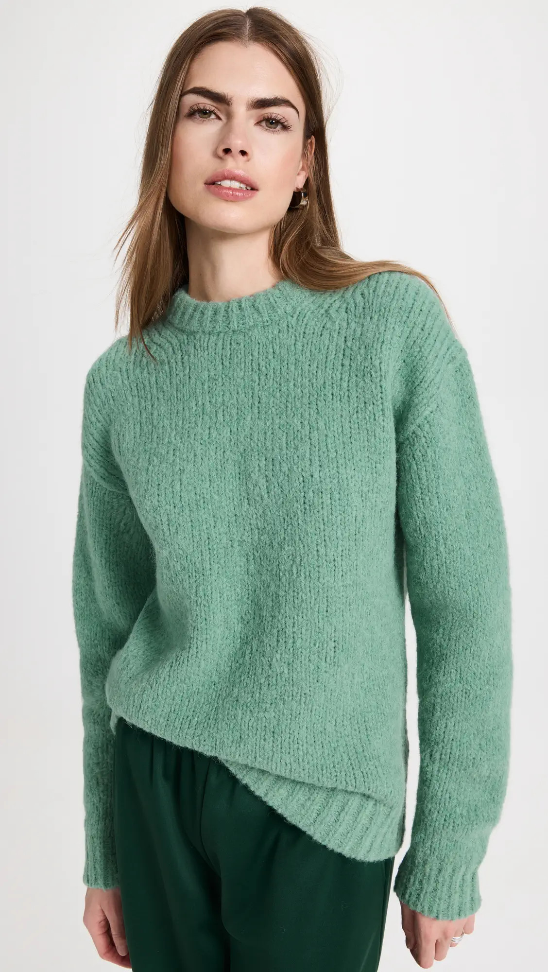 Tibi Airy Alpaca Crewneck Pullover | Shopbop | Shopbop