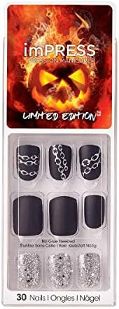 imPRESS Press-on Manicure Kit - Halloween Designs Chainz (BIPA257X) | Amazon (US)