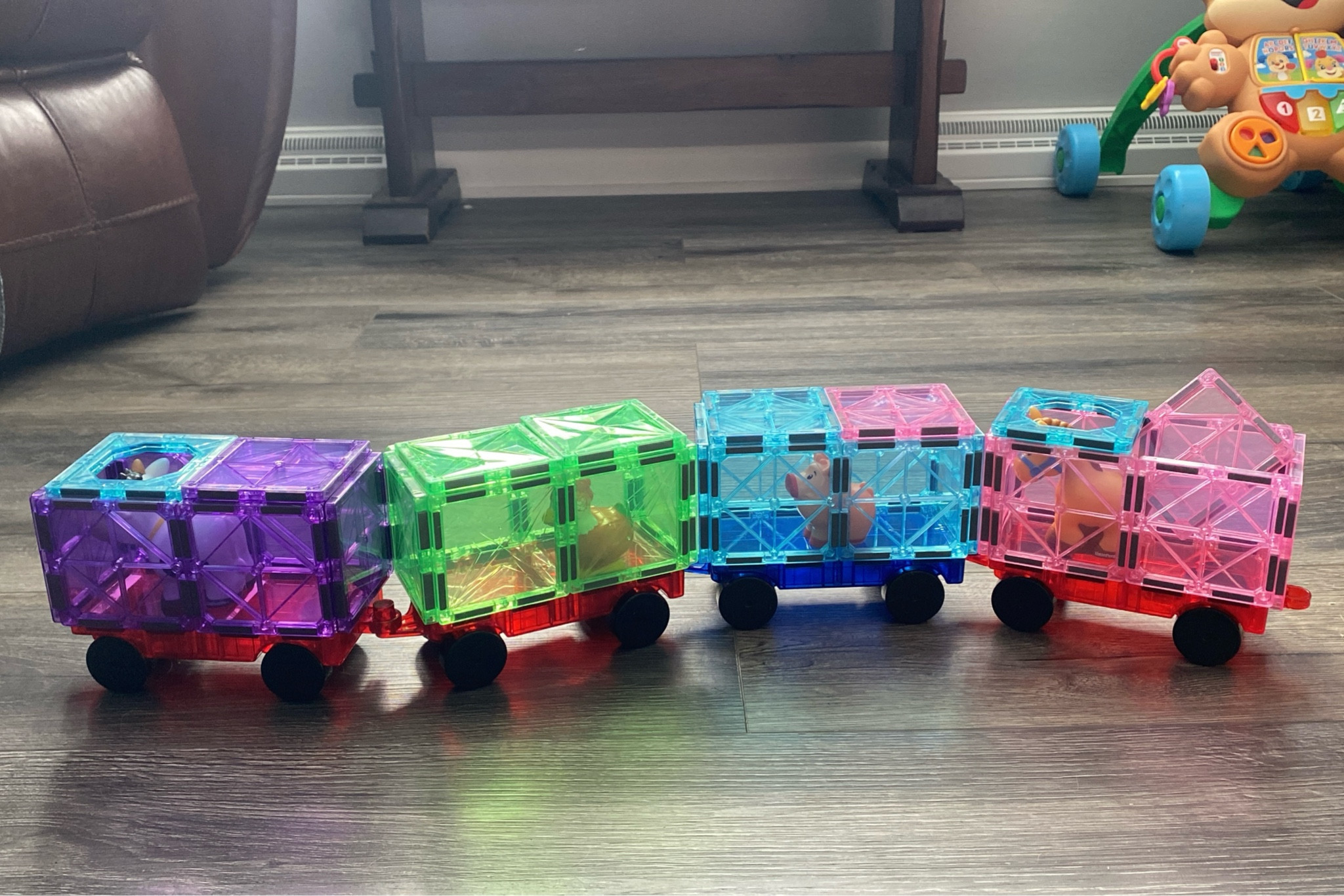 Magnetic tiles are such a hit with my almost 2 year old! He got so many new sets for Christmas, which makes it easier for us to do bigger builds!

#LTKBaby #LTKFamily #LTKKids