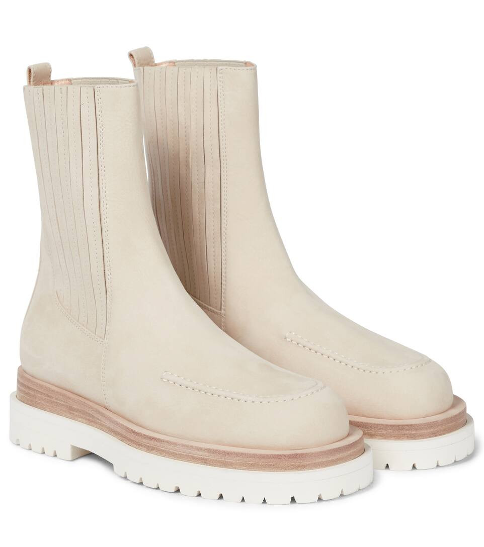 Paneled leather combat boots | Mytheresa (UK)