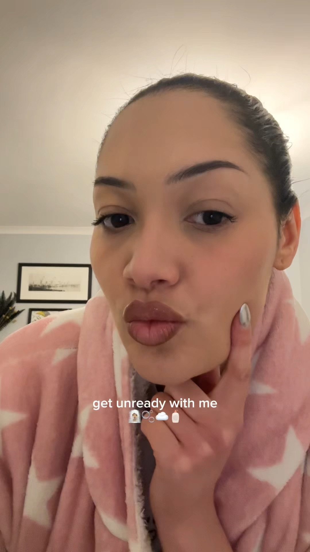 get unready with me 🧖🏽‍♀️🫧☁️🤍