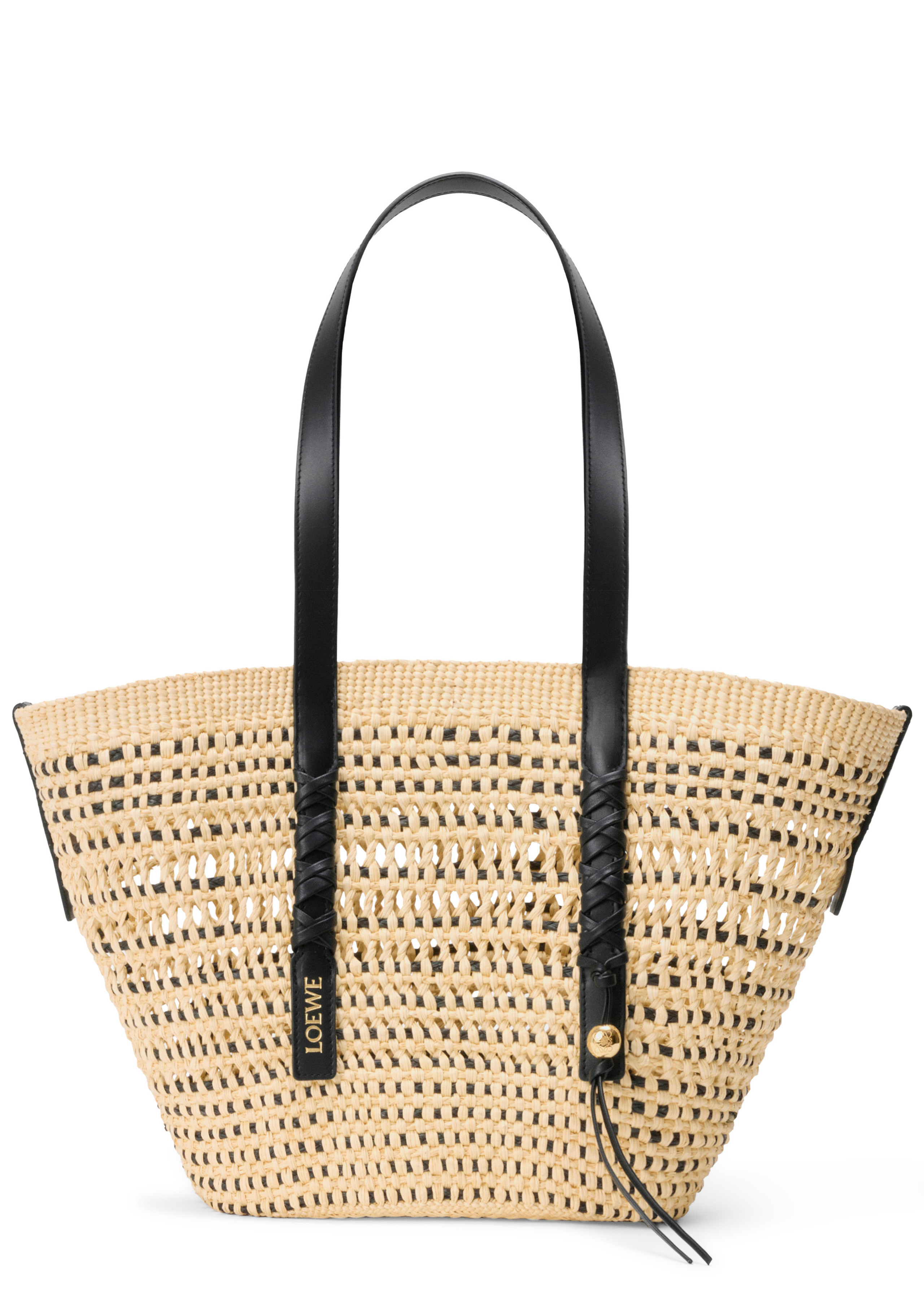 X Paula's Ibiza medium braided raffia bag | Harvey Nichols