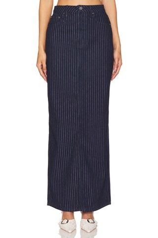 Amiri Skirt in Dark Wash | Revolve Clothing (Global)