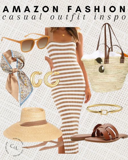 Amazing casual outfit inspo ✨I love this for a picnic in the park or out for brunch! 

Sun hat, stripe dress, dress, dresses, beach dress, maxi dress, sandals, slides, silk scarf, gold jewelry, sunnies, sunglasses, earrings, bracelet, accessories, casual outfit inspo, casual fashion, Womens fashion, fashion, fashion finds, outfit, outfit inspiration, clothing, budget friendly fashion, summer fashion, spring fashion, wardrobe, fashion accessories, Amazon, Amazon fashion, Amazon must haves, Amazon finds, amazon favorites, Amazon essentials #amazon #amazonfashion



#LTKmidsize #LTKSeasonal #LTKstyletip