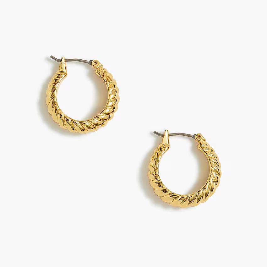 Twist hoop earrings | J.Crew Factory
