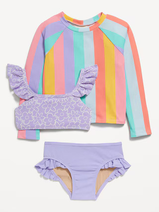 3-Piece Rashguard Swim Set for Toddler & Baby | Old Navy (US)