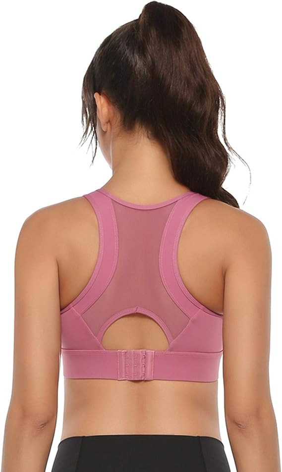 Abollria Women's High Impact Seamless Sports Bras Yoga Bra Running Bras with Removable Pads Worko... | Amazon (US)
