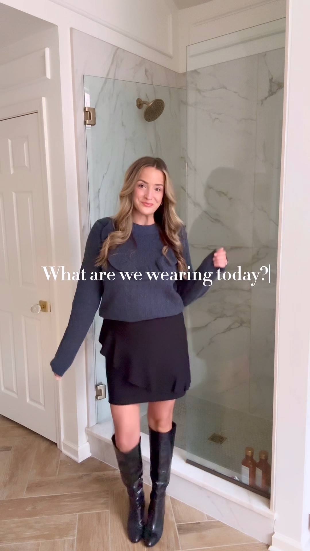 A navy + black outfit combo you can’t resist! 

#LTKFindsUnder50 #LTKStyleTip #LTKSeasonal