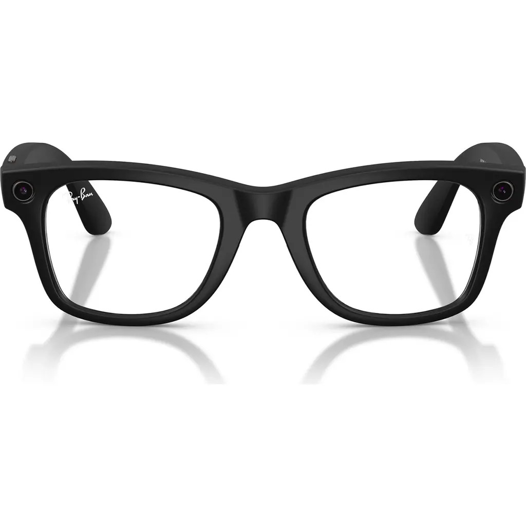 Ray-Ban Meta Wayfarer Gen 2 50mm Square AI Sunglasses in Matte Black/transitions Grey at Nordstrom | Nordstrom