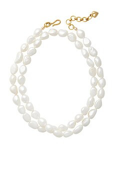 Brinker + Eliza Mini Icon Necklace in Pearl from Revolve.com | Revolve Clothing (Global)