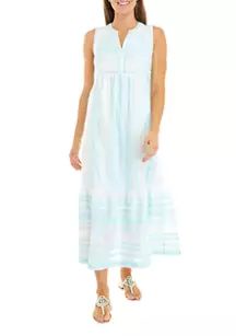Women's Sleeveless Jacquard Maxi Dress | Belk