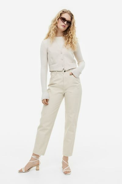 High Waist Twill Pants | H&M (US + CA)