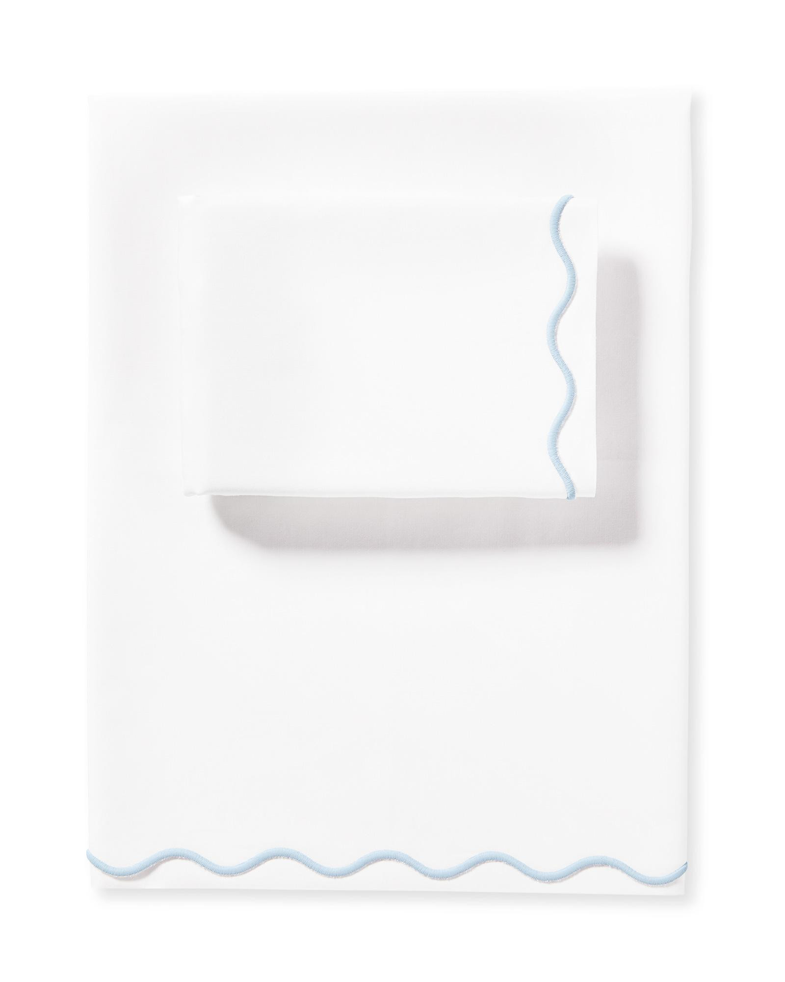 Wave Percale Sheet Set | Serena and Lily