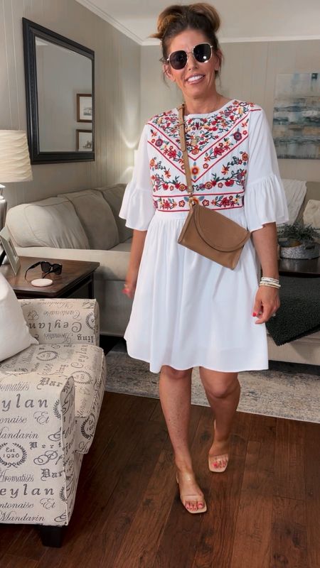 Amazon vacation dress
This really pretty embroidered dress is perfect for a party, vacation or an outdoor wedding. It reminds me of the dresses you get in Mexico because of the pretty embroidery. They run a little big, so if in between sizes, go down one size.
under $45 and comes in several colors.

Amazon find, amazon dress, amazon style


#LTKstyletip #LTKFind #LTKunder50