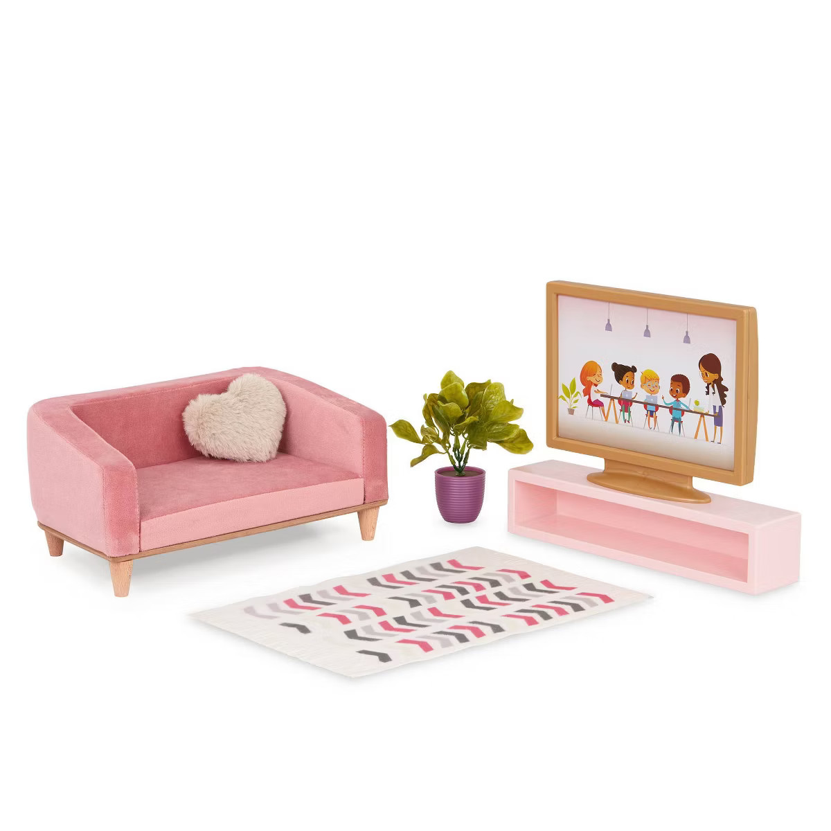 Our Generation Lovely Living Room Furniture Accessory Set for 18" Dolls | Target