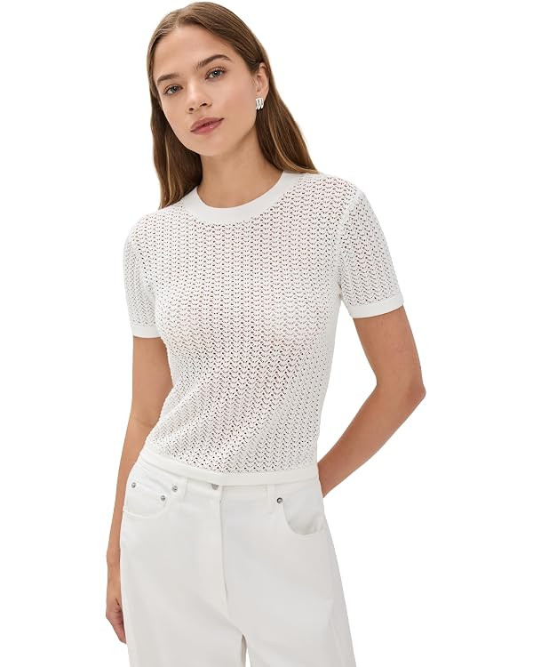 JOE'S JEANS Women's The Crochet Baby Tee | Amazon (US)