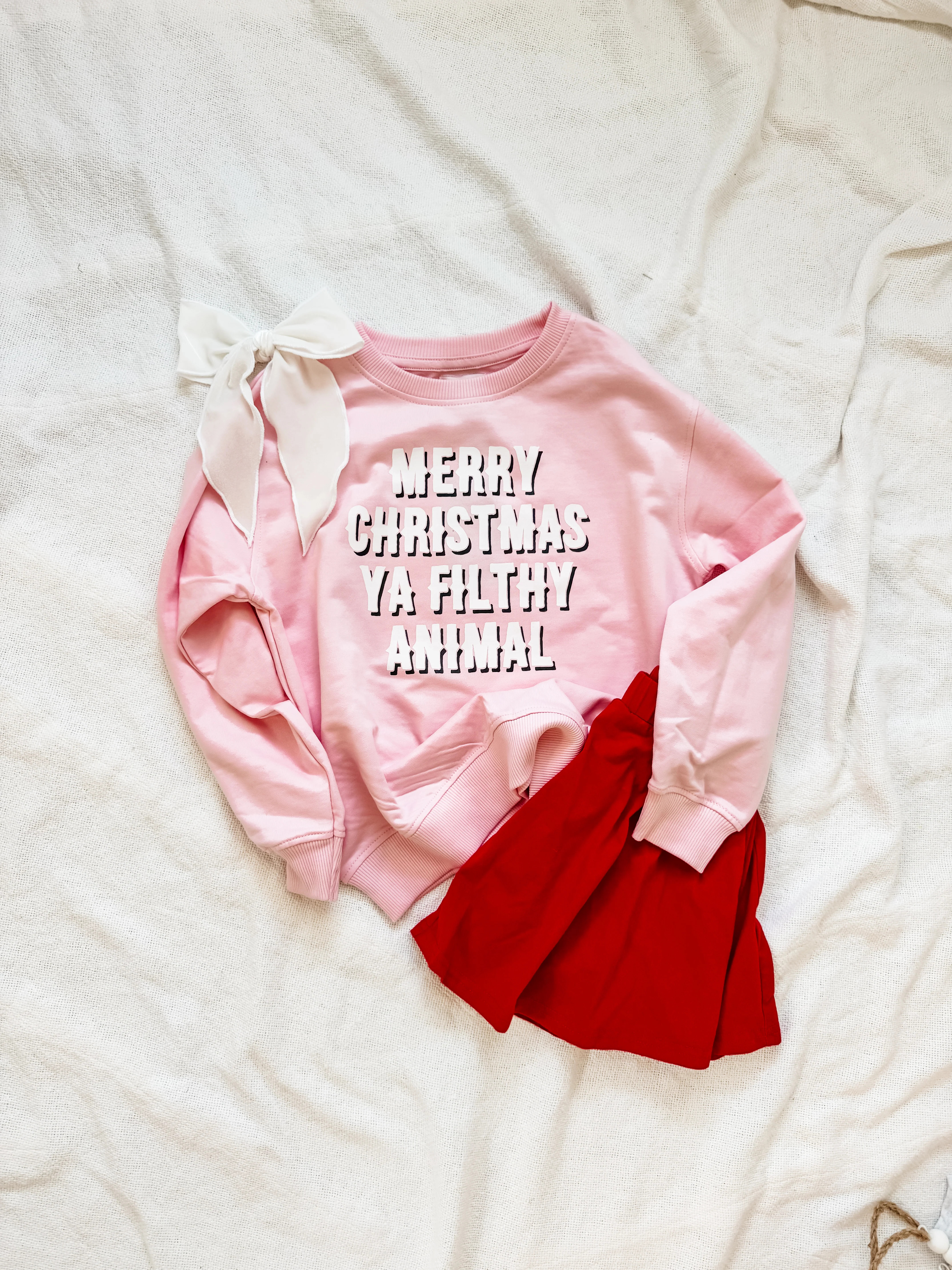 FILTHY ANIMAL sweatshirt (pink) | June+Grey