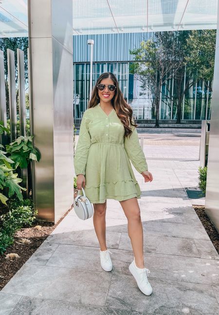 Button Up Mini Dress 💚 Spring Dress! Easy throw on & go. Wearing size Small! 

Amazon Fashion | Summer Dress | Travel Dress 


#LTKfindsunder50 #LTKSeasonal #LTKtravel