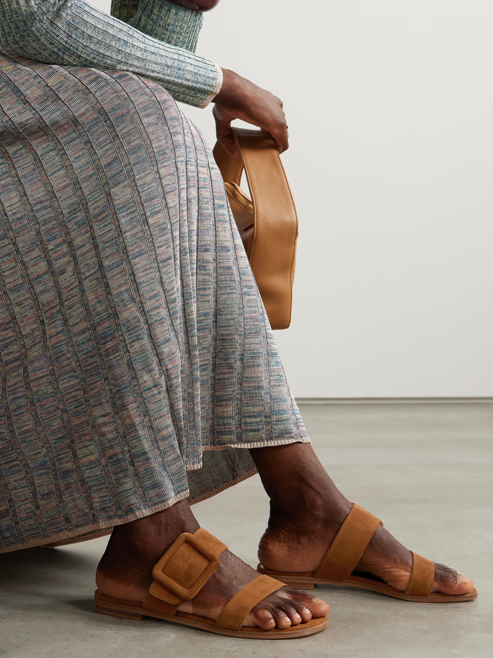Tituba buckled suede sandals | NET-A-PORTER (US)