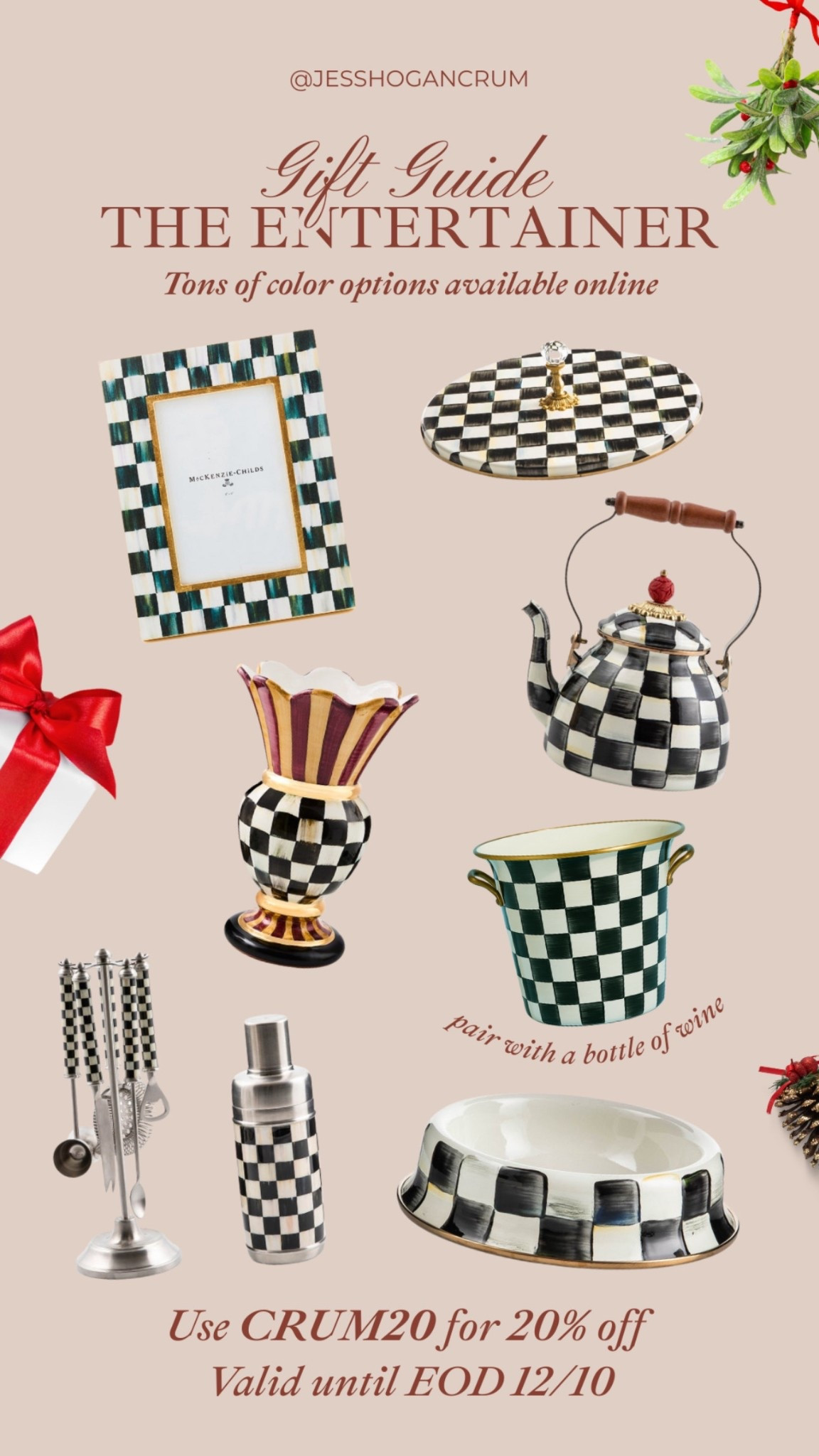 MacKenzie-Childs gift guide! get 20% off for the next 48 hours with code CRUM20

gifts for her, luxury gifts, gifts for the girl who has everything, gifts for parents, on sale, holiday, christmas, gift guide, gift ideas, MacKenzie-Child's

#LTKGiftGuide #LTKHoliday #LTKSaleAlert